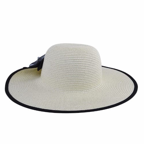 White Bow Hat