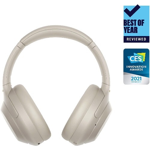 Wireless Bluetooth Noise Cancelling Stereo Headset - Silver - Wh1000xm4