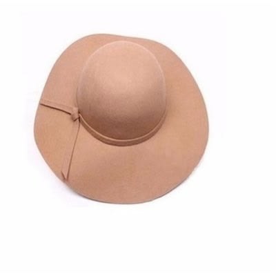 Magic Girl Wide Brim Hat - Brown
