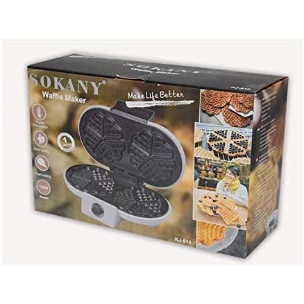 Double Face Nonstick Waffle Maker - 1200w