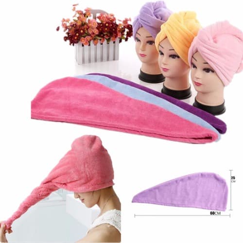 3pks of VitaNeed Magic Hair-drying Ponytail Holder Cap + 1000W Hair Dryer