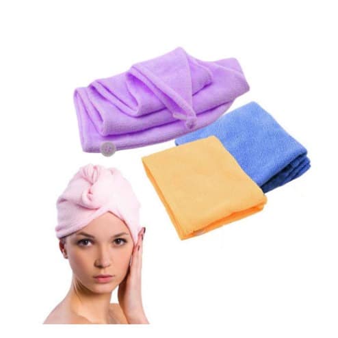 3pks of VitaNeed Magic Hair-drying Ponytail Holder Cap + 1000W Hair Dryer