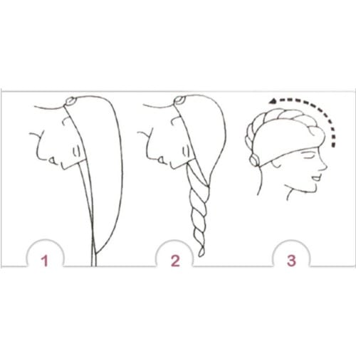 3pks of VitaNeed Magic Hair-drying Ponytail Holder Cap + 1000W Hair Dryer