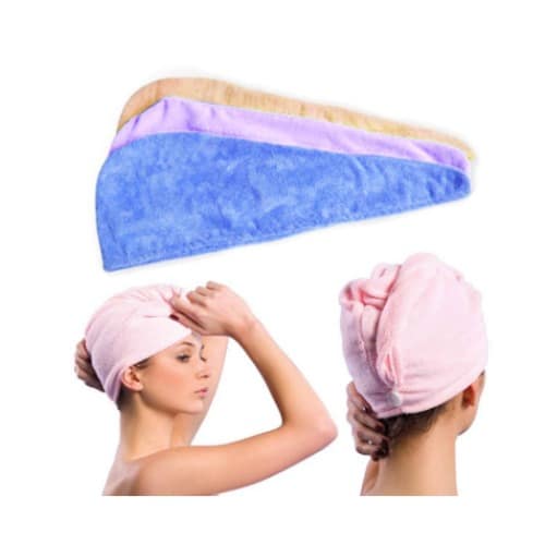 3pks of VitaNeed Magic Hair-drying Ponytail Holder Cap + 1000W Hair Dryer