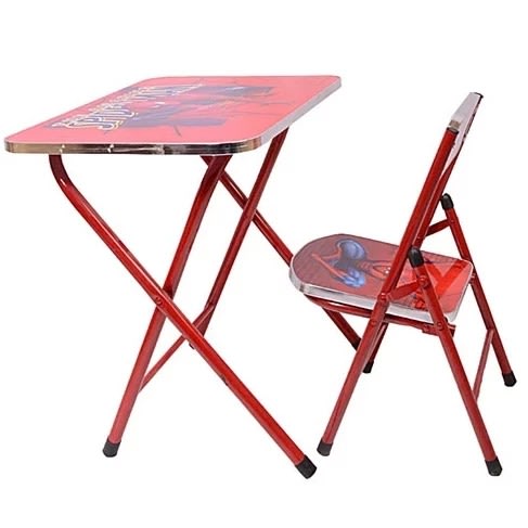 Spiderman Foldable Study Table & Chair
