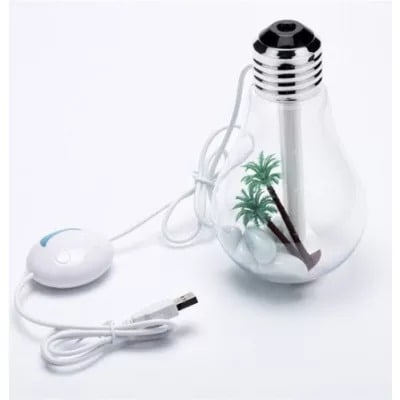 Bulb Humidifier - Unique Creative Bulb Shape - 7 Colors