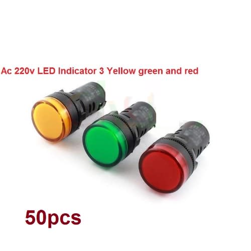 60pcs 20values x 3 Wholesale Price Of Led Lamp Pilot Indicator Red, Green And Yellow