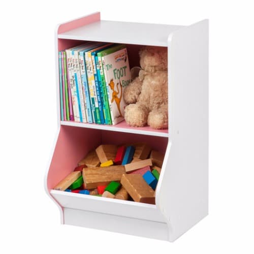 Toy Organizer - White & Pink