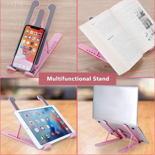 P1 Adjustable Portable Laptop Stand - Pink