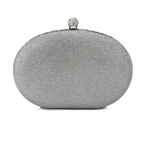Ladies Clutch Purse - Silver