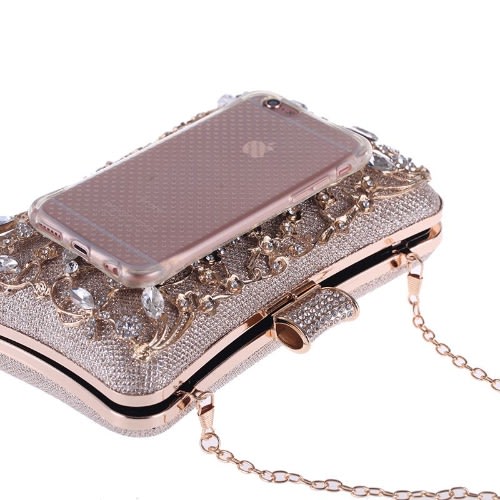 Bridal Clutch Purse -Gold