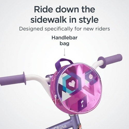 18" Shine Girl's Bike - Purple