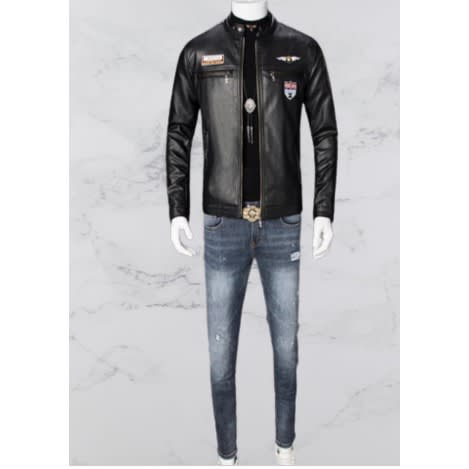 Men Leather Jacket- Hip Pop Trends