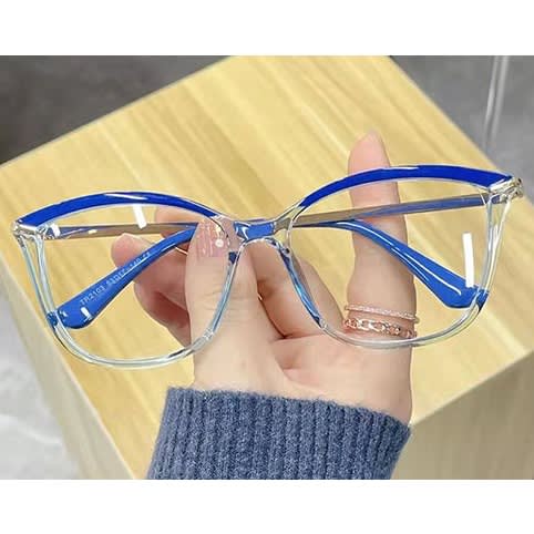 Anti Blue Light Cat Eye Eyeglasses-blue