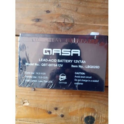 Qasa Rechargeable Ups & Fan Replacement Battery 12v 7ah