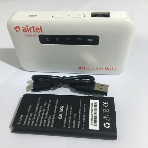 Airtel Universal 4g Lte Mobile Wifi Hotspot With Lan Port - 2600mah
