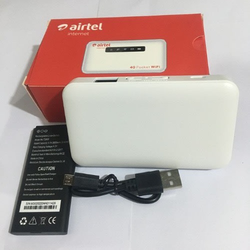 Airtel Universal 4g Lte Mobile Wifi Hotspot With Lan Port - 2600mah