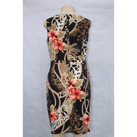 Flowery Designed Midi Dress