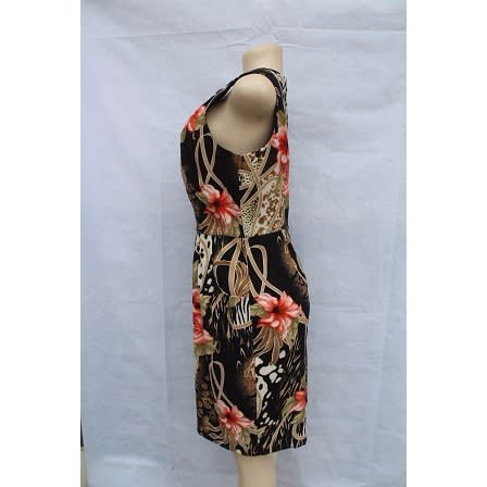 Flowery Designed Midi Dress