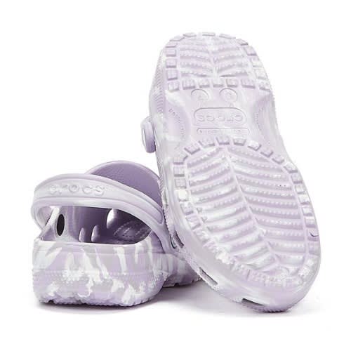 Marbled Crocs - Lavender