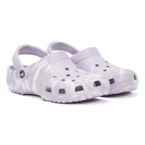 Marbled Crocs - Lavender