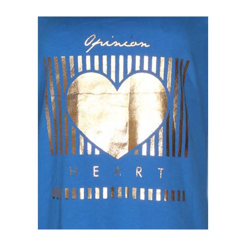 Open Sleeve T-shirt - Blue