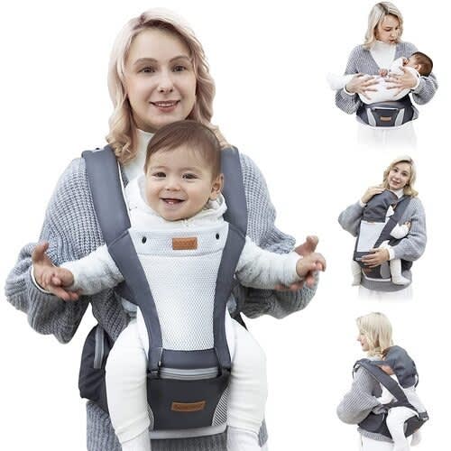 Ergonomic Baby Carrier With Hip Seat