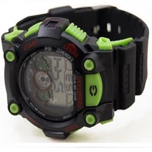 Digital Sports Wristwatch - Green
