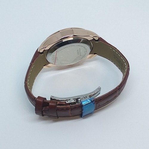Coutourier Chronograph Leather Watch - Brown