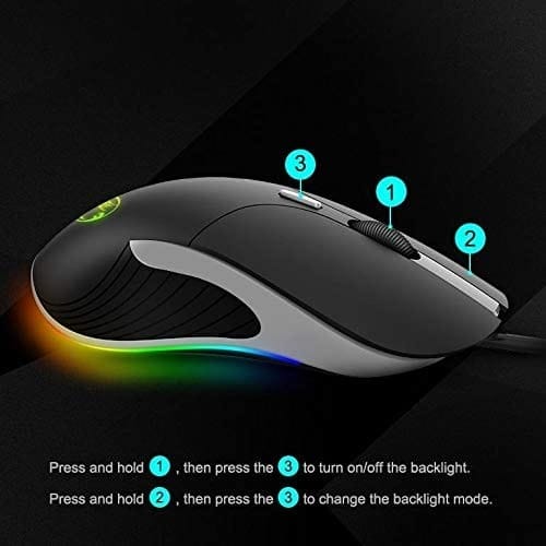 Wired Gaming Mouse - Office Home Usb Optical Rgb