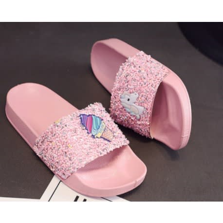 Glitter Flip Flops For Girls