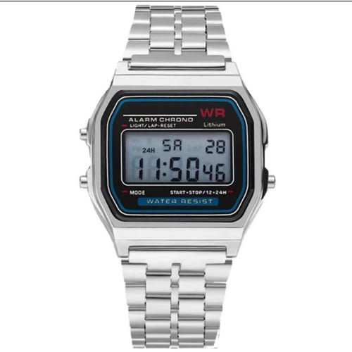 Men's Illuminator Stainless Steel Wrist Watch - Silver