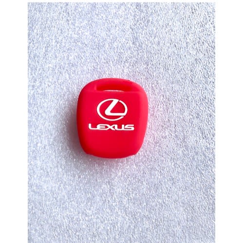 Red Color Lexus Silicone Car Remote Shell Case Cover+ Key Holder