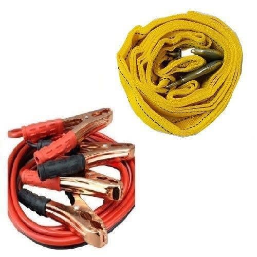 Jump Start Cable With Tow Rope - 500 Amps 50ft set