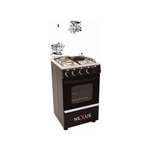 4-burner Gas Cooker Gccr-nx-5055b (3 + 1) - 50x55cm -  Black