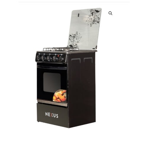 4-burner Gas Cooker Gccr-nx-5055b (3 + 1) - 50x55cm -  Black