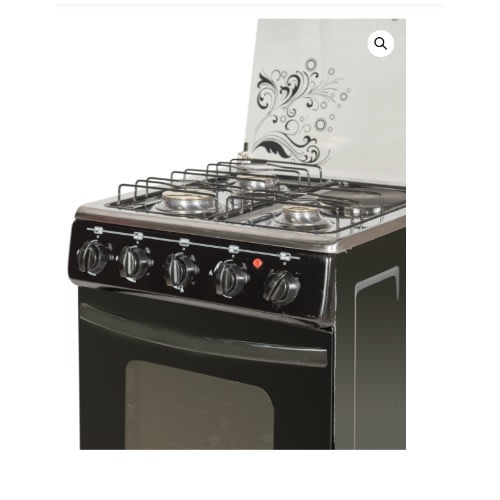 4-burner Gas Cooker Gccr-nx-5055b (3 + 1) - 50x55cm -  Black