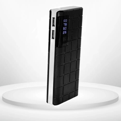 Dual USB Power Bank - 40,000mah - Black