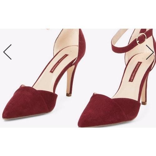 Georgia Court Shoe - Red