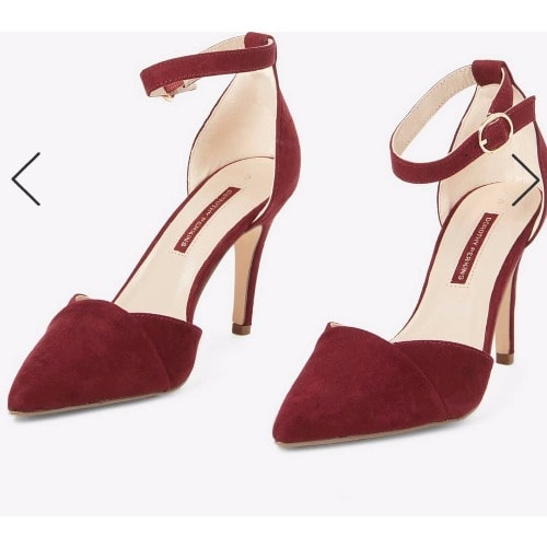 Georgia Court Shoe - Red