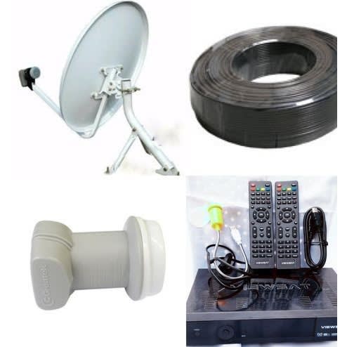 Free View Satellite Dish And Strong Decoder