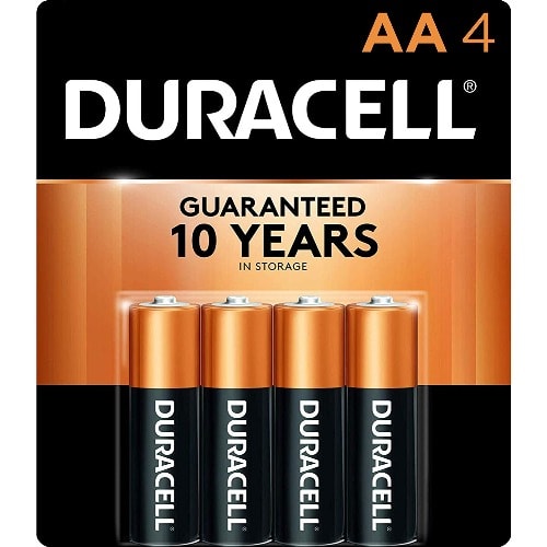 Coppertop Aa Alkaline Batteries - Long Lasting Battery -4 Count