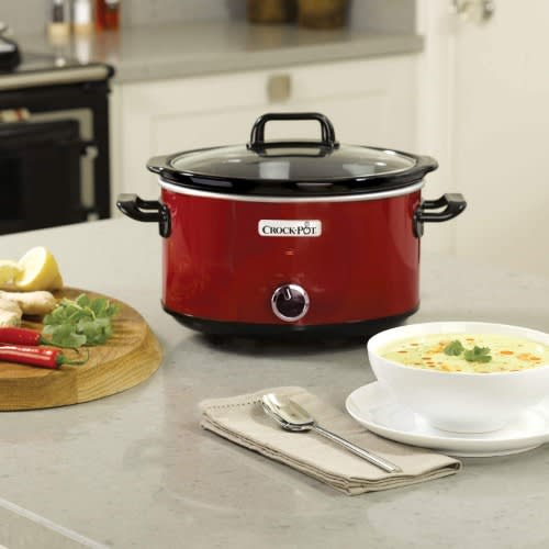 Crock Pot Slow Cooker, Removable Easy-clean Ceramic Bowl, 3.5 Litre
