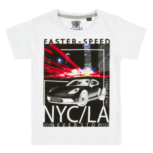 Boy's Cotton Printed T Shirts Faster Speed