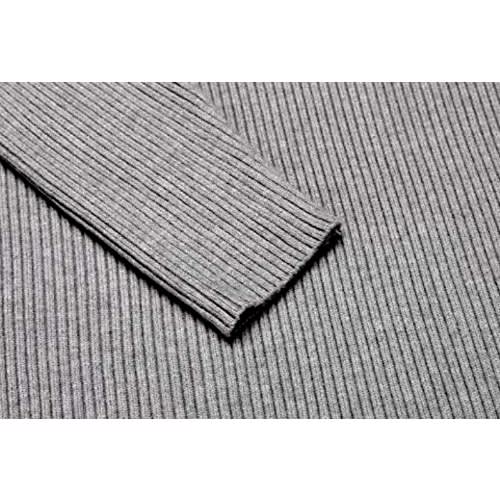Ladies Turtleneck Long Sleeve T-shirt - Grey