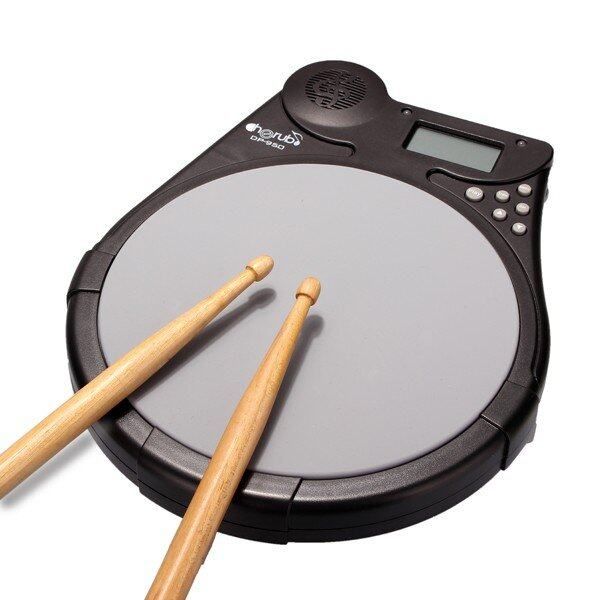 Cherub DP-950 Multifunctional Digital Electric Drum Pad Training Practice Pad Grey Gray