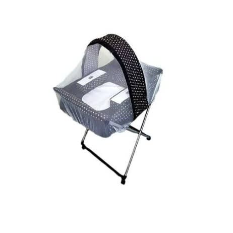 Deterchable Baby Cot Cradle Bassinet With 4 Wheel And Storage - 40 by 35 inches
