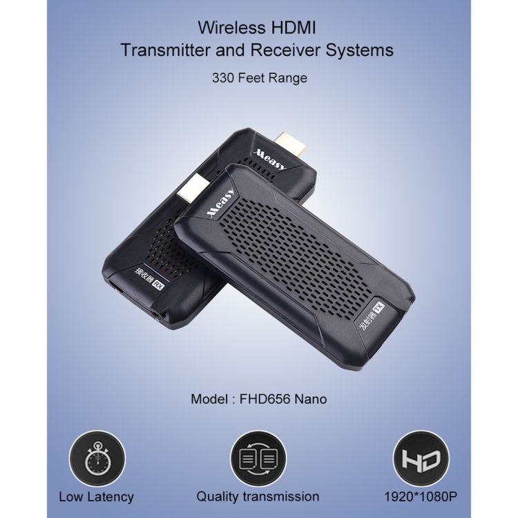 Measy FHD656 Nano Wireless Transmitter Receiver, US Plug