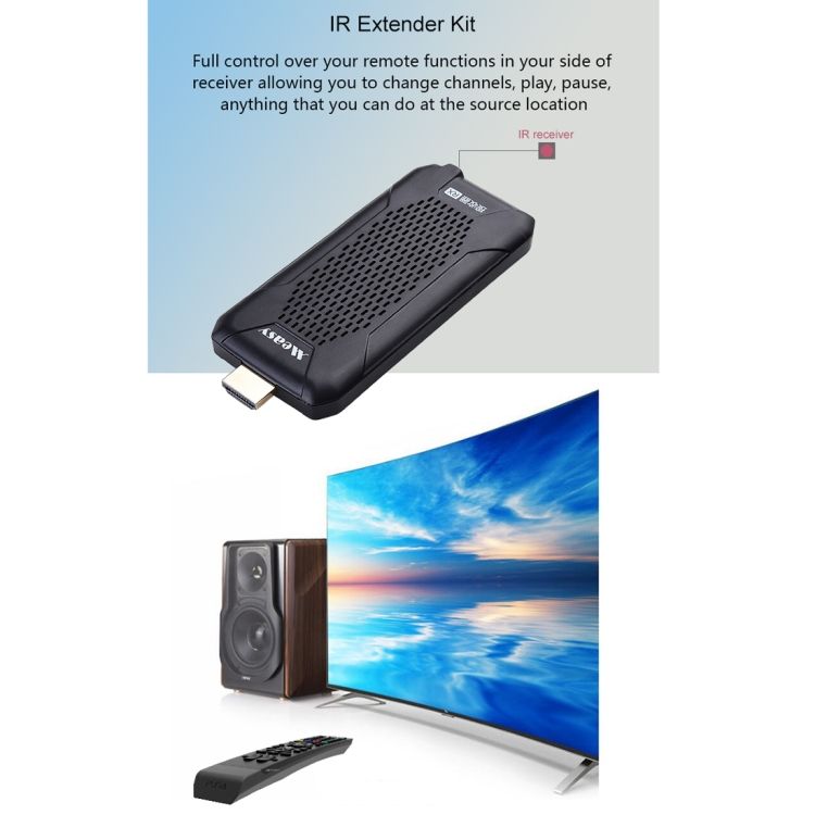 Measy FHD656 Nano Wireless Transmitter Receiver, US Plug