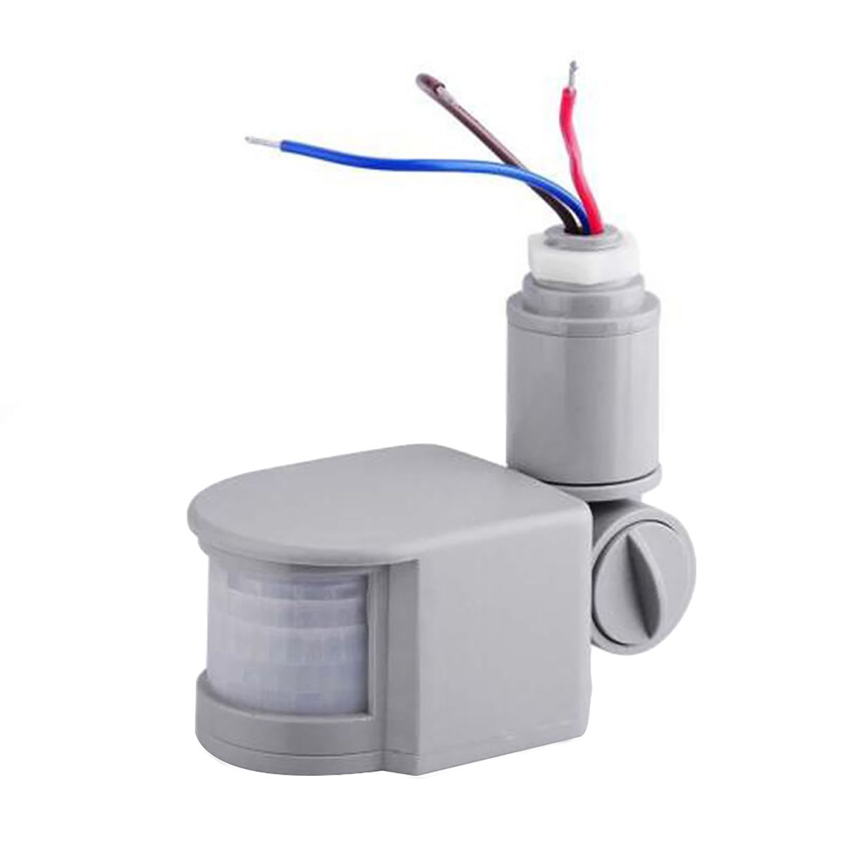 15M AC110V-220V PIR 10-100W Infrared Motion Sensor-Grey